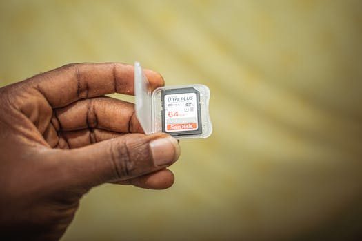 web and desk micro sd card
